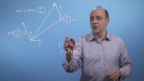 Mathematics for Machine Learning: Linear Algebra - Video:1.4 Operations with vectors