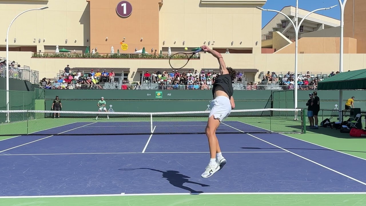 Alcaraz and Shelton Kick Serve Examples