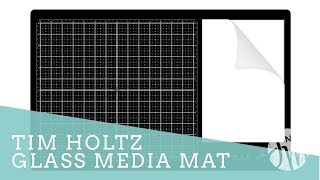 Tim Holtz Glass Media Mat Close-Up