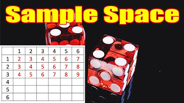 How to find Probability using Sample Space Diagrams #sample #samplespace #dice #throwdice