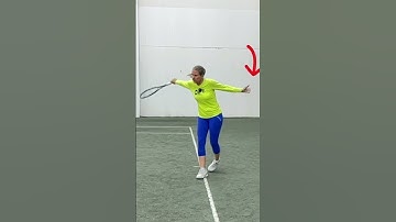 Tennis Backhand Slice: Use off hand. Link to full video below #shorts