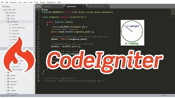 Luas dan Keliling Lingkaran pada CodeIgniter