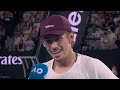 Alex de Minaur On-Court Interview | Australian Open 2026 Third Round