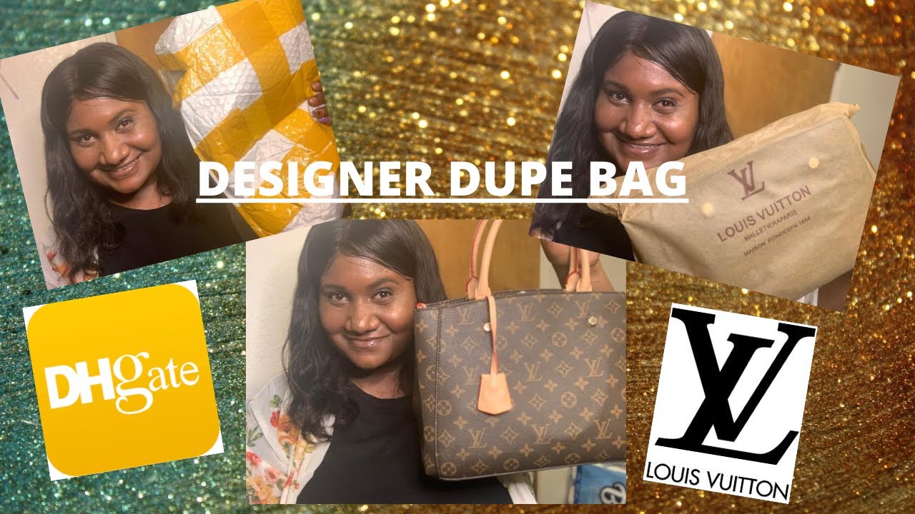 DHgate Great Quality Dupe Bag Seller! Louis Vuitton Style Giant Dauphine MM  Reverse Monogram Review 