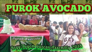 PUROK AVOCADO JOINS BRGY ASSEMBLY 2018
