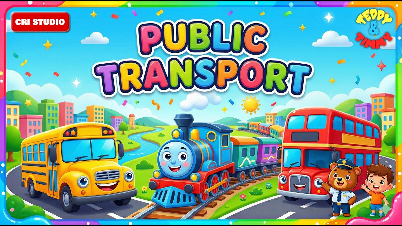 Cars | Trucks & Transport Vehicles | Educational Learning for Preschoolers & Kindergarten Kids