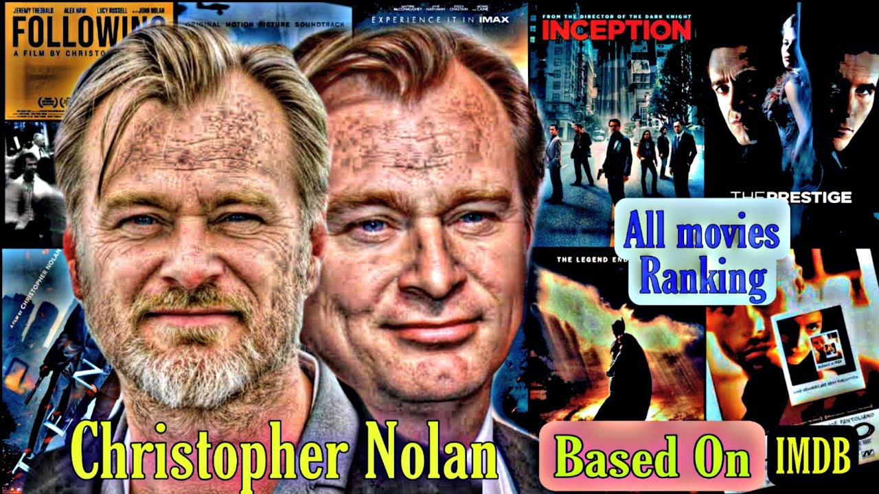Christopher Nolan All Movies Ranking Based On Imdb|#Christophernolan  #Movieslist - Youtube