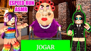 ESCAPE EVIL GRANDMA! *without dying SPEED RUN ( ASMR )