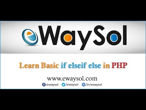 Learn Basic if elseif else in php | eWaySol