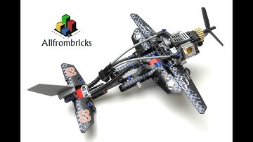 Lego Technic 42002 Plane (Model B) Review 4K
