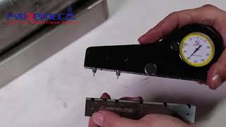 How to use Internal Lead Gage  to measuer the API Thread internal lead ?