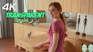 4K Shein Try-On Haul Lingerie 2025 Micro Bikini, See-Through Transparent Lingeriefashion Trend