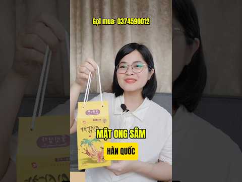 Mật ong sâm cao cấp Hàn Quốc hũ 580g: 250.000 - Tặng 5 gói trà sâm Hàn Quốc 15.000