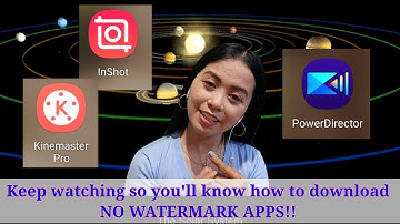 NO WATERMARK APPS | KINEMASTER PRO | INSHOT | POWERDIRECTOR #kinemaster #inshot #powerdirector