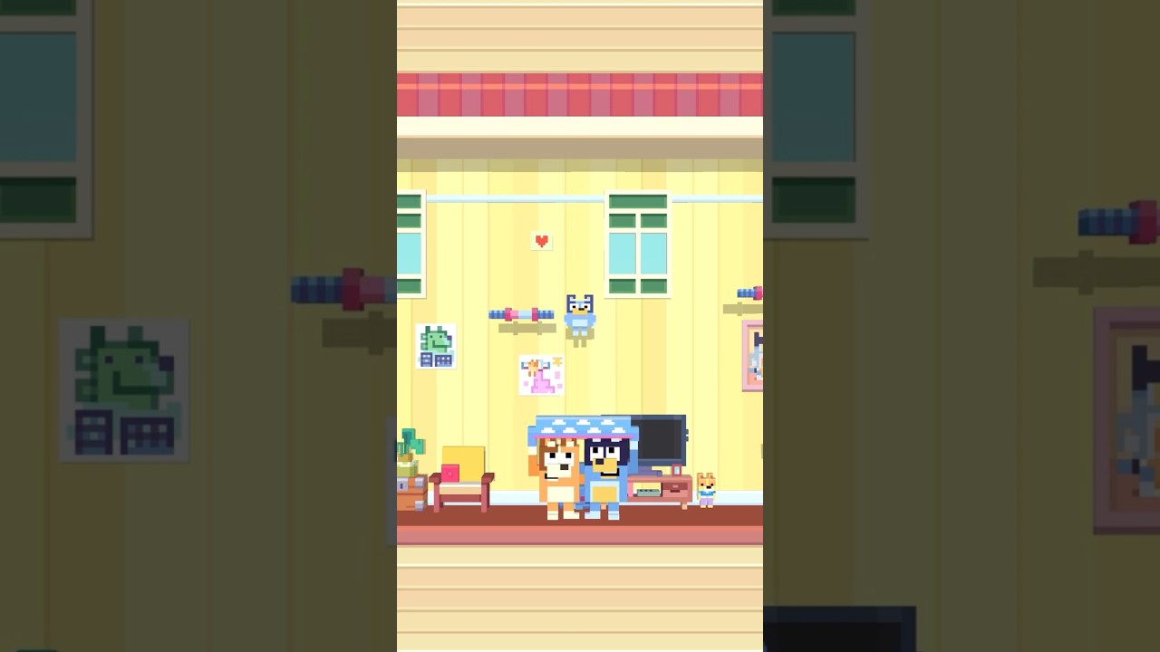 AGAIN AGAIN! Is this the most fun new mechanic from Bluey x Crossy Road Castle? 🤸‍♀️