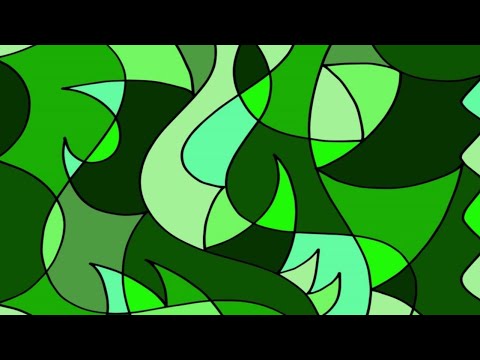 One Line Drawing Pattern #30 / Fun Tile Abstract Technique / Modern & Relaxing / Good Art Therapy