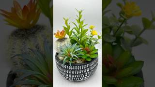 Artificial succulent potted plants