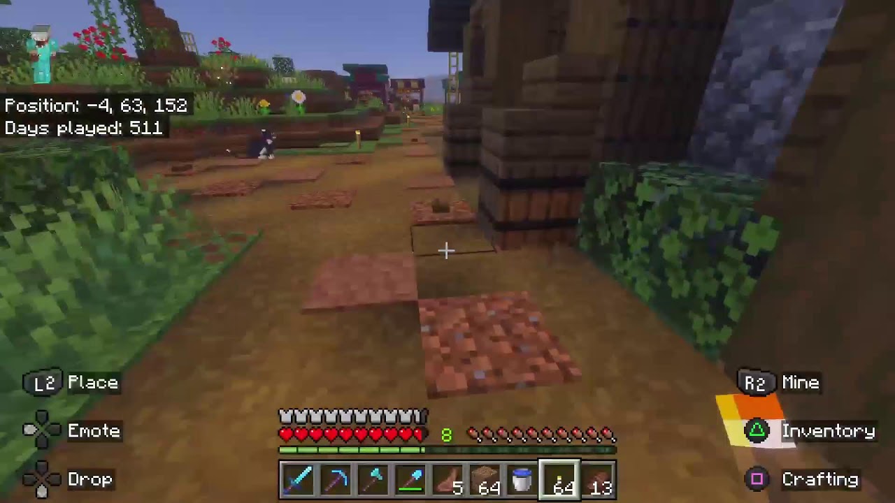 Chilling in Minecraft