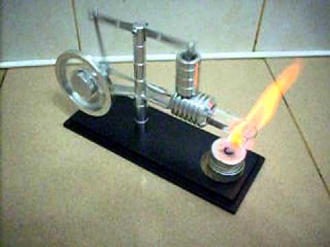 ' JA Model-"Walking Beam ' hot air stirling engine