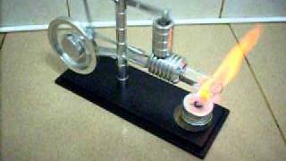 Walking Beam  hot air stirling engine +Stirlingmotor Heissluftmotor +スターリングエンジン