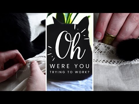 Trying to Hand Stitch an Apron!