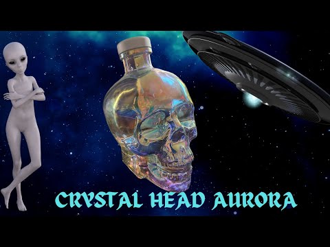 This Vodka is out of this world! Crystal Head Aurora!
