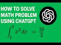 How to solve maths problem using chatgpt #shortsvideo #shorts