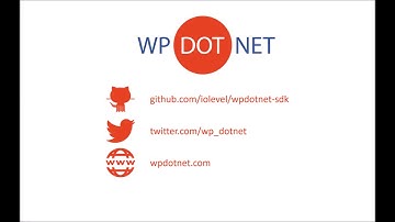 WP.NET Introduction