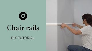 How to install chair rails? Quick & easy DIY tutorial by decoflair