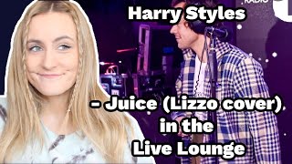 First Time Reaction To Harry Styles - Juice (Lizzo cover) in the Live Lounge