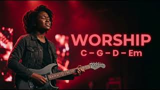 WORSHIP BACKING TRACK G Major | C – G – D – Em | 65 BPM | Guitar Backing Track