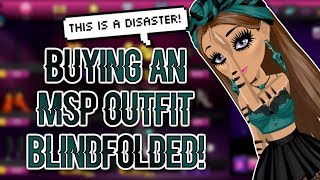 Buying An Outfit Blindfolded On MSP! (& WEARING)
