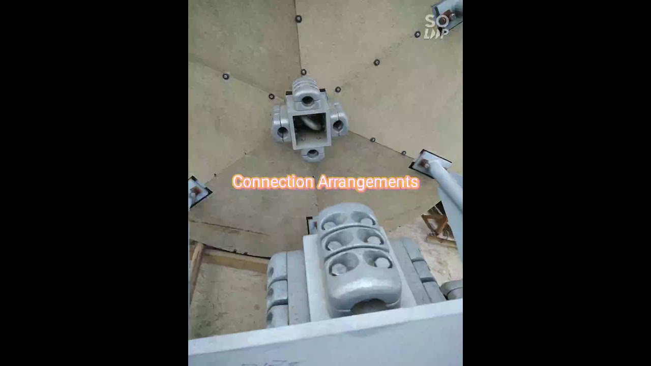 Wave trap 765kV Close view during Erection