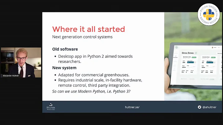 Keynote Alexander Hultnér - PyCon Sweden Day 2