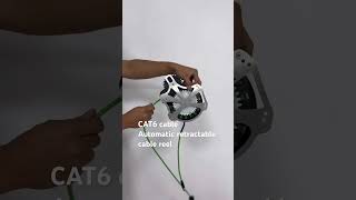 CAT6 cable Automatic retractable cable reel #cablereel #madeinchina #cat6 #bodyfatscale
