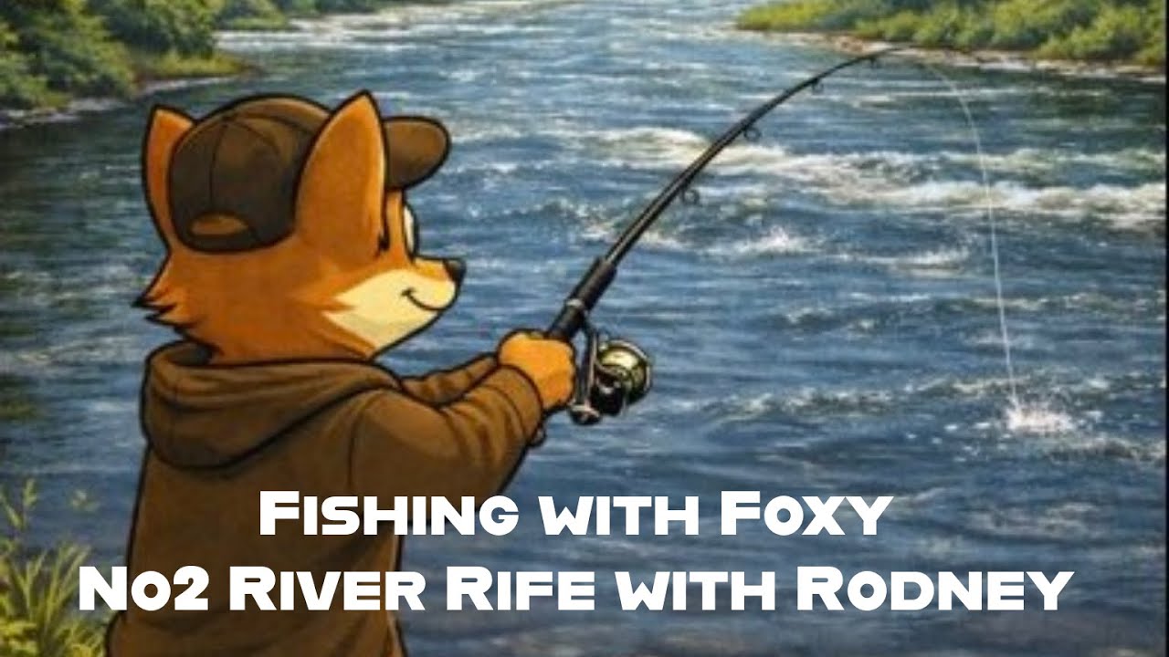Fishing with foxy & Rodney. River rife, Bognor Regis. 