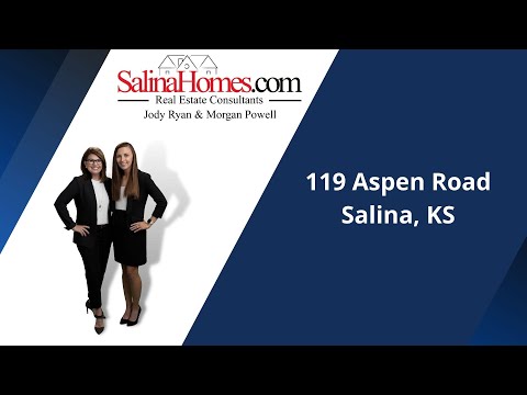 119 Aspen Road, Salina, KS home video tour