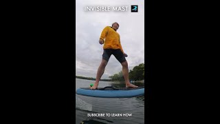 Invisible eFoil mast: the illusion that makes a board levitate