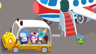 Baby Panda Airport Adventure ✈️ Fun travel game for kids | Explore flights, security &amp; boarding fun