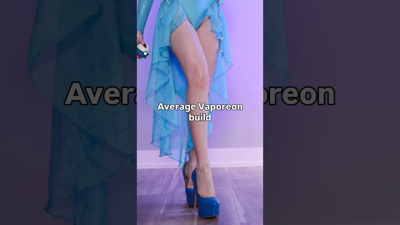 Average Vaporeon Build?? #cosplay