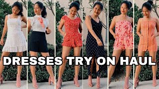 Mini Dresses Try on Haul | H & M | ZAFUL | FOREVER 21 | AMAZON | ROSS