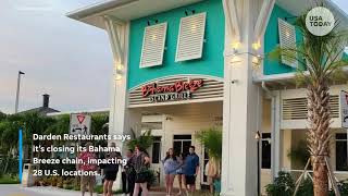 Darden to close Bahama Breeze restaurants nationwide
