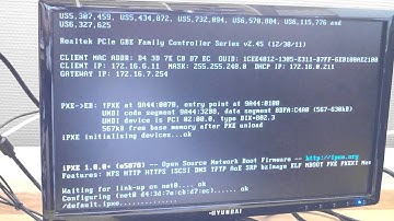 iPxe boot error with Lenovo E72 3493-KAG computer