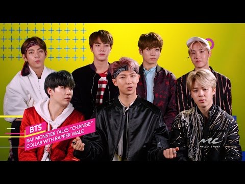 BTS' Rap Monster Talks "Change" Collab with Wale