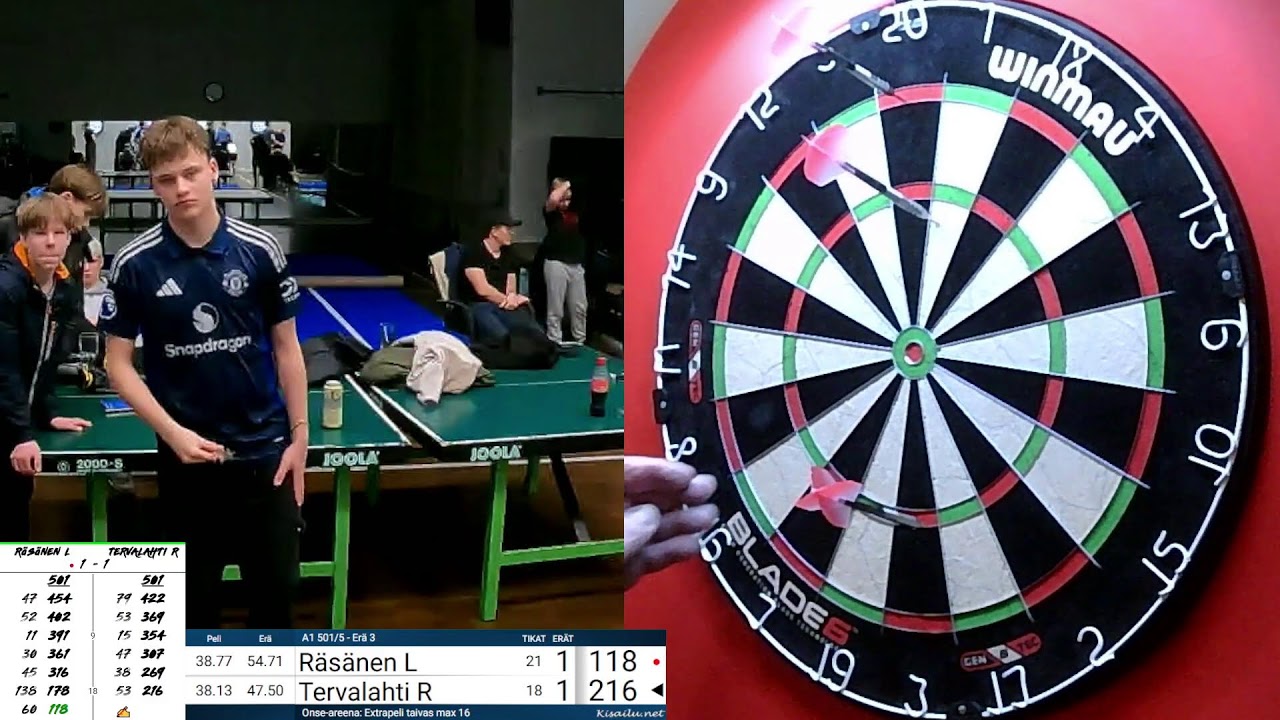 Darts: Extrapeli taivas 9.3.2026