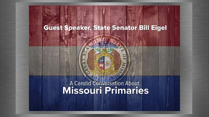 Guest Speaker - State Senator Bill Eigel