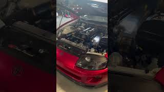 My Built Supra Getting Tuned On Dyno!  See Full Video For Numbers! #cars #jdm #supra