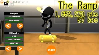 Stickman Skate Battle - 1.5 million score at The Ramp screenshot 2