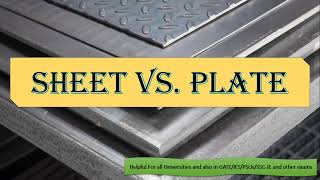 Difference Between Sheet and Plate | Sheet Metal | Metal Forming