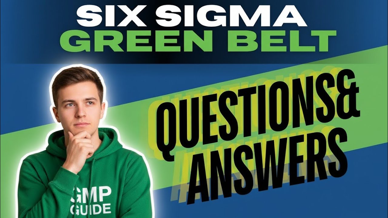 Green Belt Lean Six Sigma Exam Question and Answers | Project Management Certification | Exam 2025